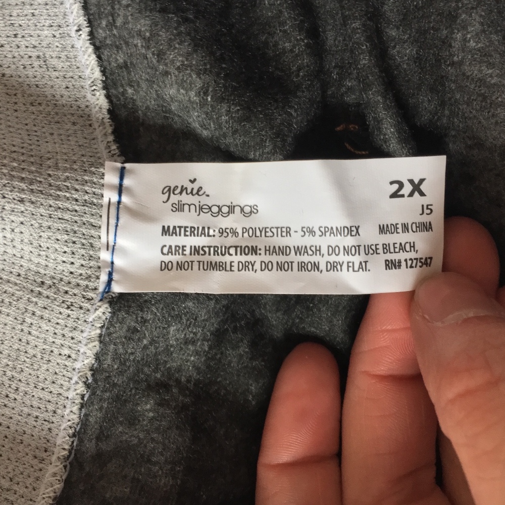 SOLD—- Women's Jeggings in Gray & Denim Wash - Picture 6 of 6